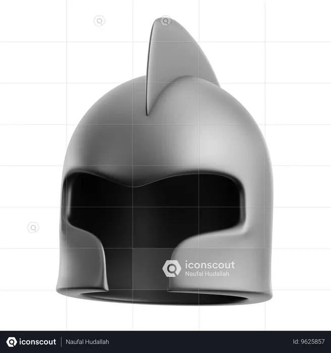 Game Hero Helmet  3D Icon
