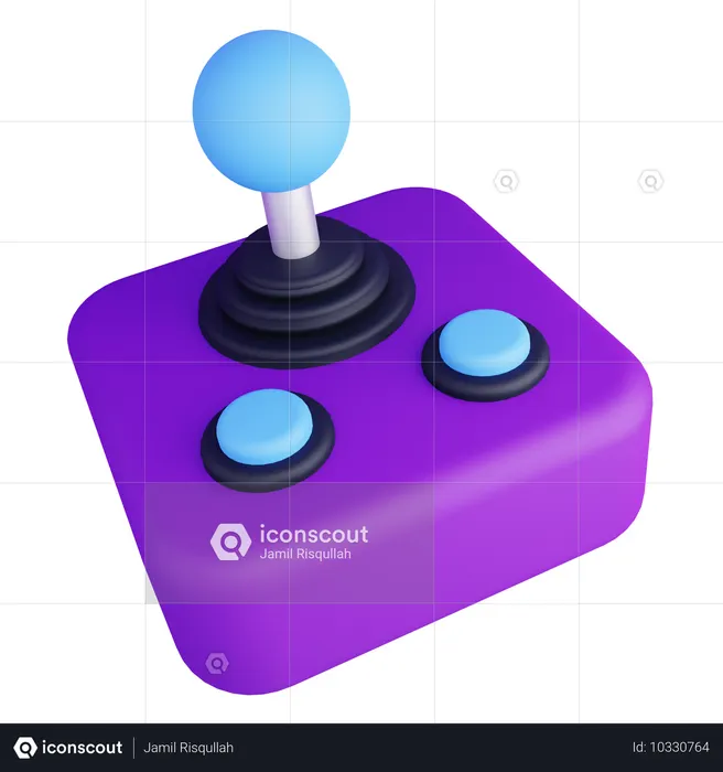 Game Joystick  3D Icon