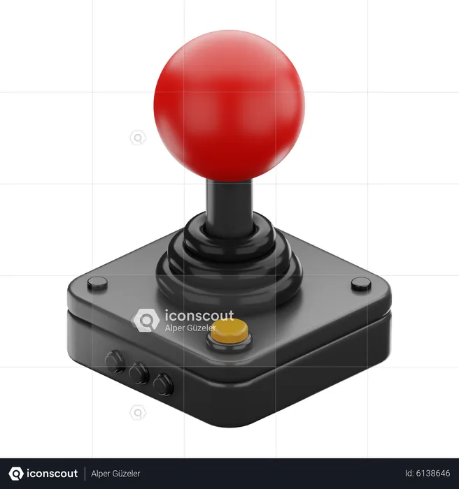 Game Joystick  3D Icon