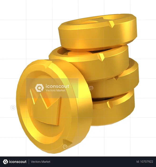 Game Points  3D Icon