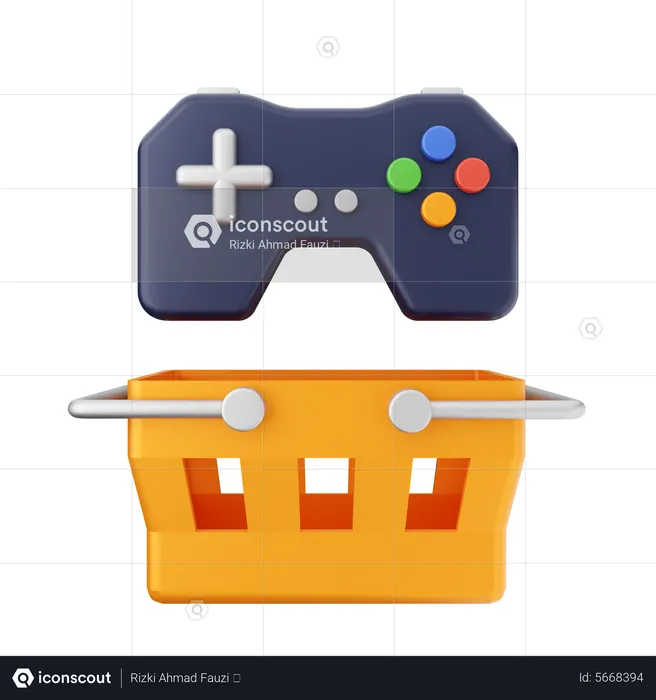 Game Purchasing  3D Icon