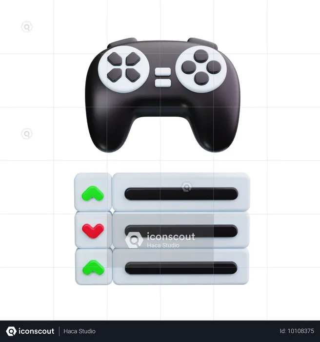Game Score  3D Icon