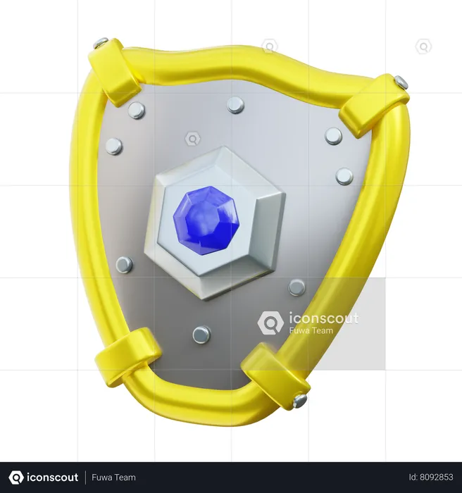 Game Shield  3D Icon