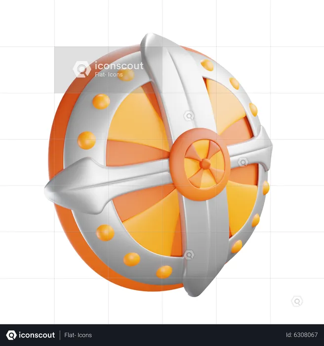 Game Shield  3D Icon