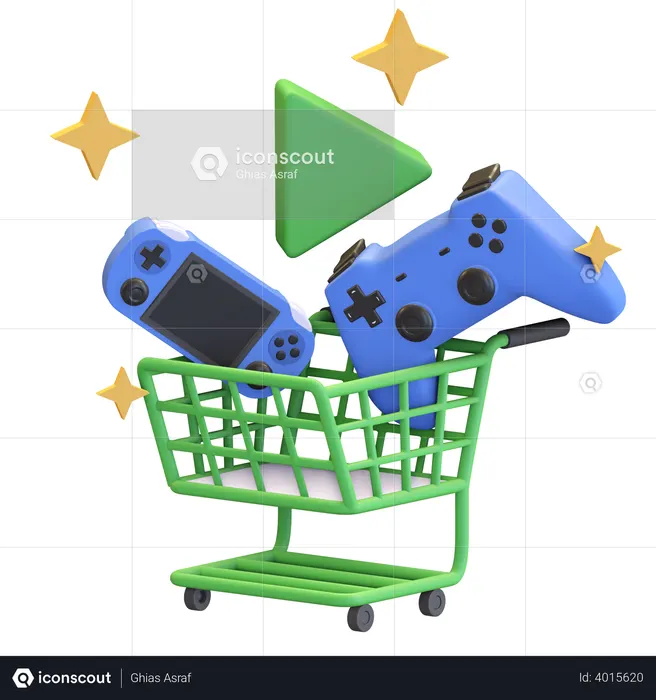 Game shop  3D Icon