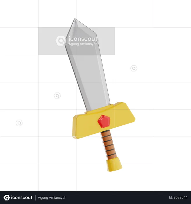 Game Sword  3D Icon