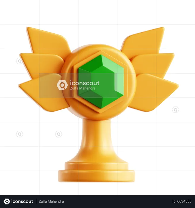 Game Trophy  3D Icon