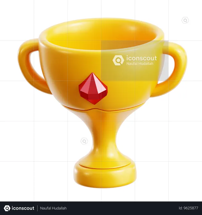 Game Trophy  3D Icon