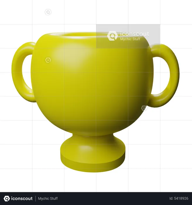 Game Trophy  3D Icon