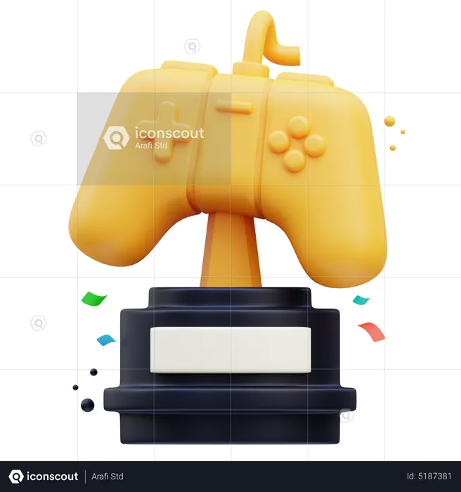 Game Trophy  3D Icon