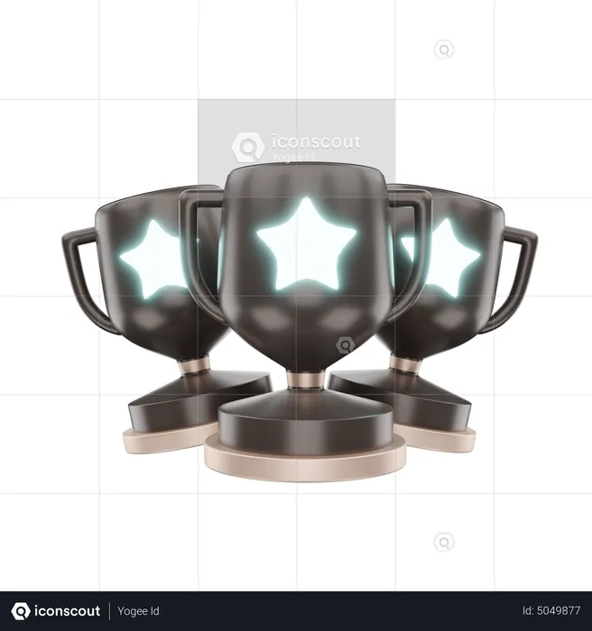 Game Trophy  3D Icon