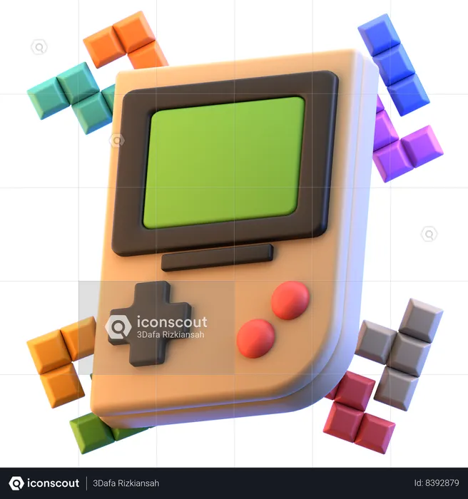 Gameboy  3D Icon