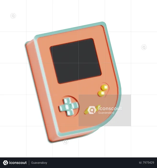 Gameboy  3D Icon