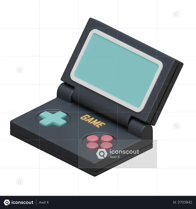 Game Boy  3D Illustration