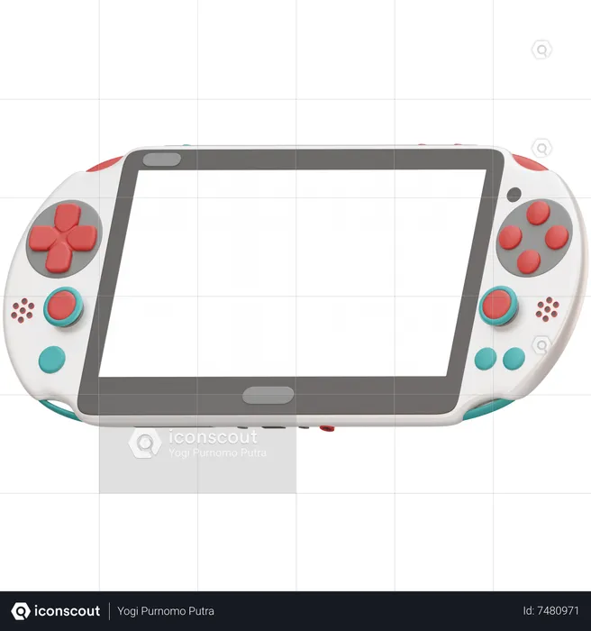 Handheld Gaming Console 3D  3D Icon