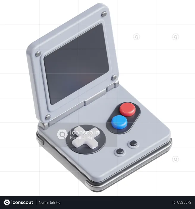 Game boy avance sp  3D Icon