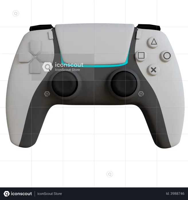 Spielcontroller  3D Icon