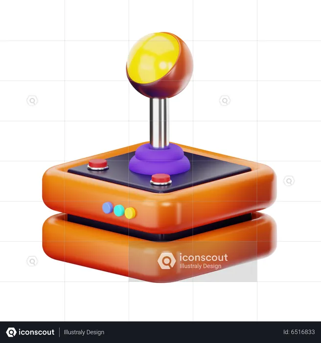 Spielcontroller  3D Icon