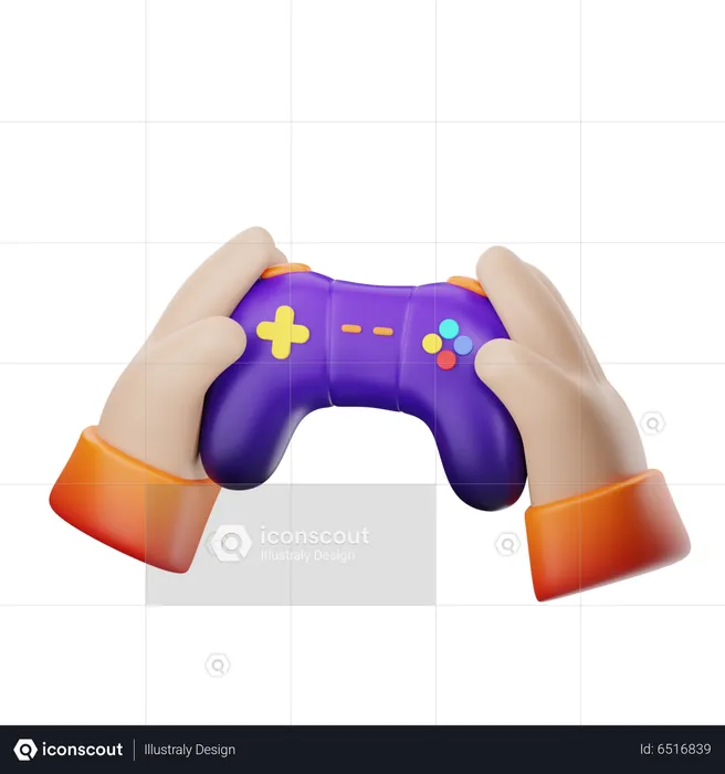 Spielcontroller  3D Icon