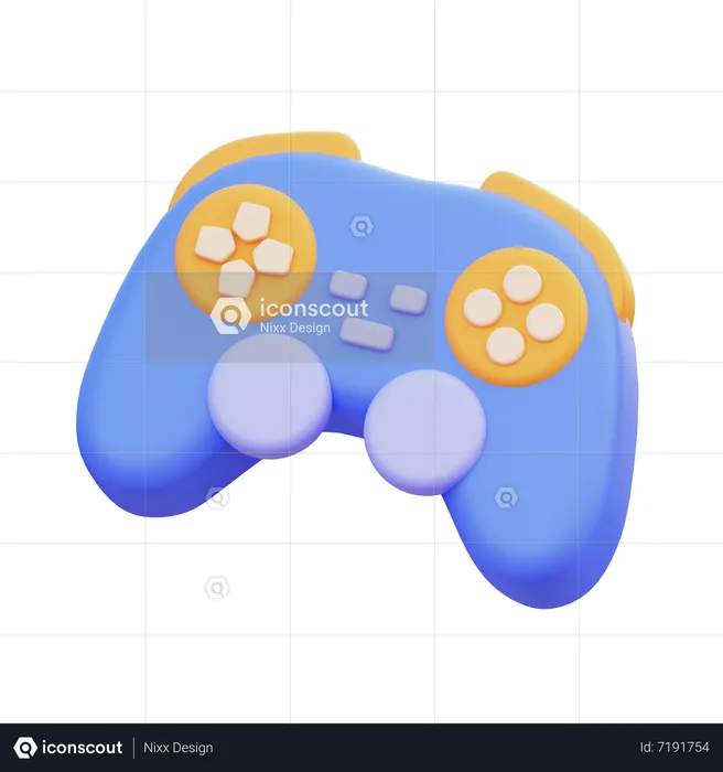 Spielcontroller  3D Icon