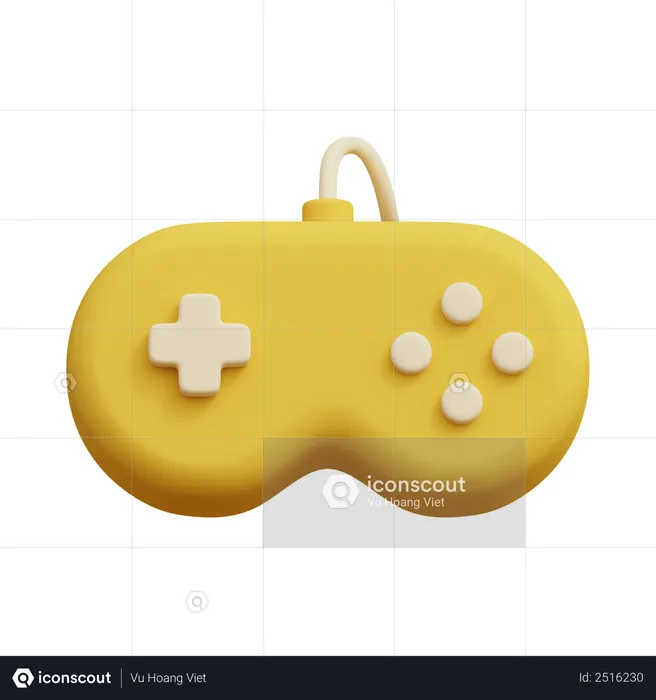 Gamepad  3D Illustration