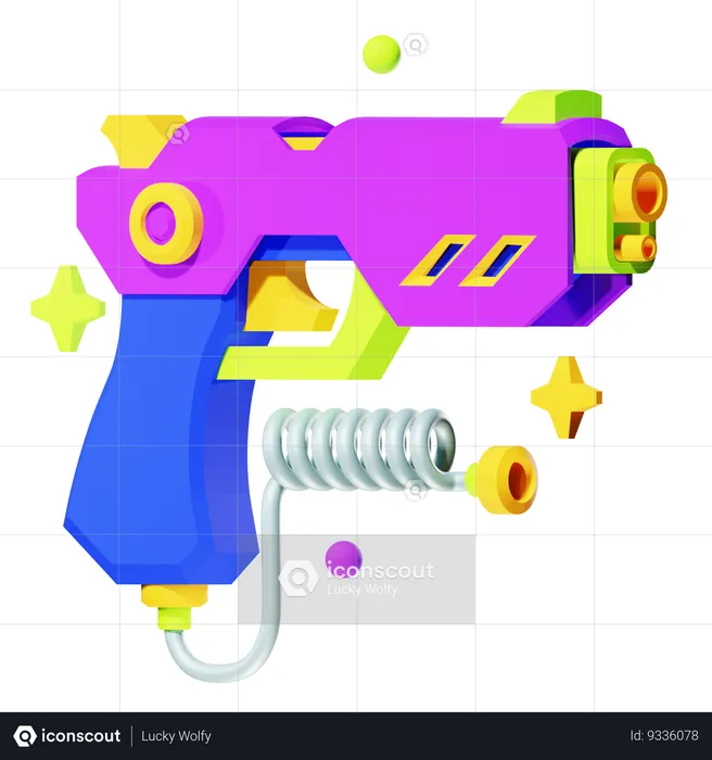 GAMES GUN  3D Icon