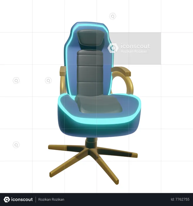 Gaming Chair  3D Icon