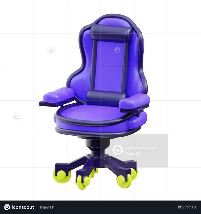 Gaming chair  3D Icon