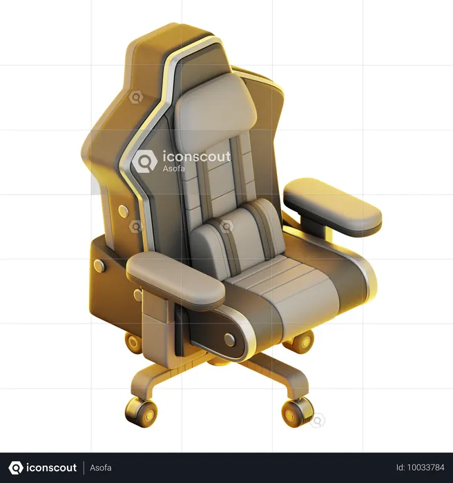 Gaming Chair  3D Icon