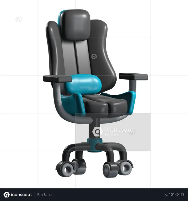 Gaming Chair  3D Icon