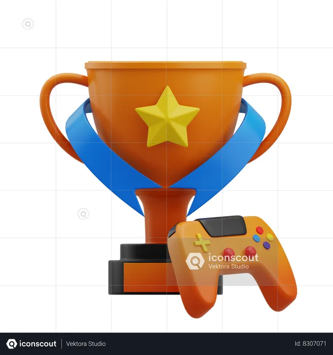 Gaming Champion  3D Icon