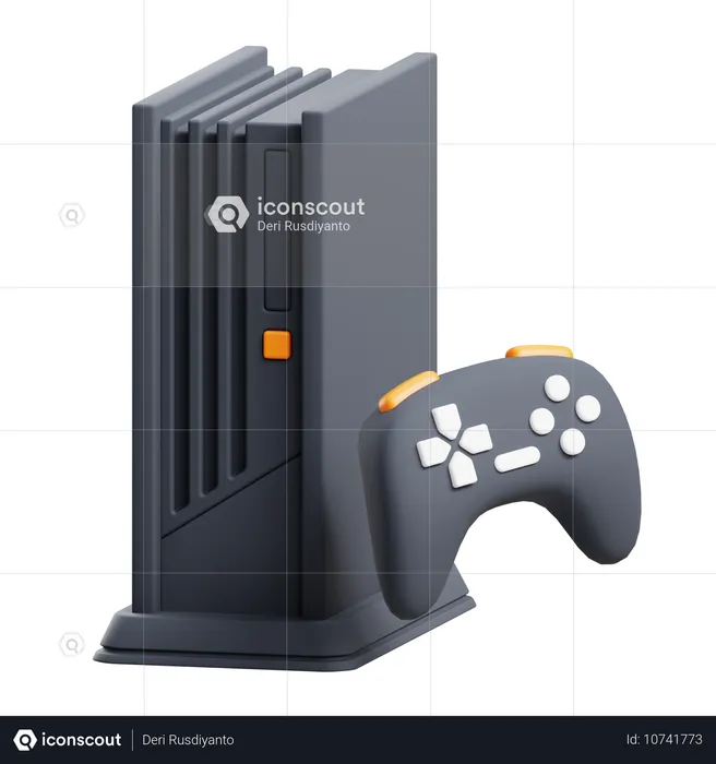 Gaming Console  3D Icon