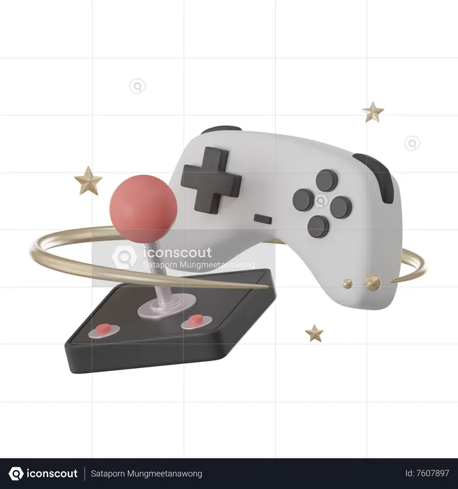 Gaming Console  3D Icon