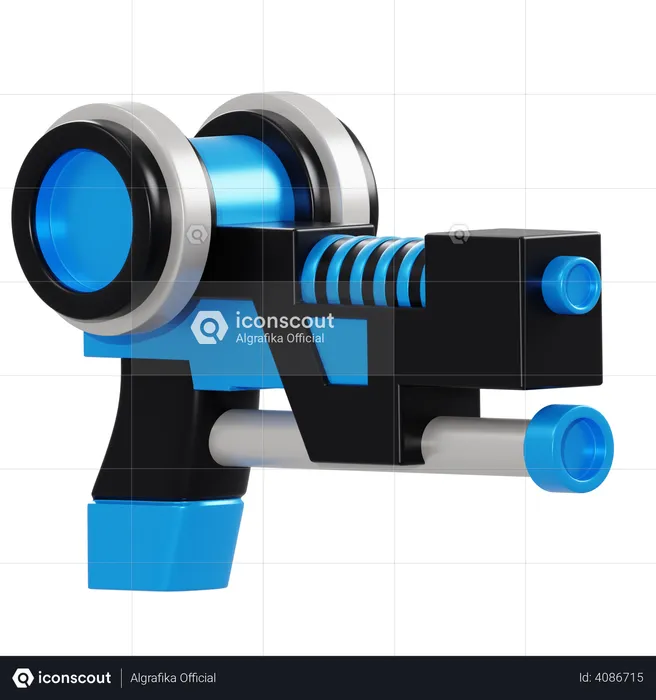 Gaming gun  3D Illustration