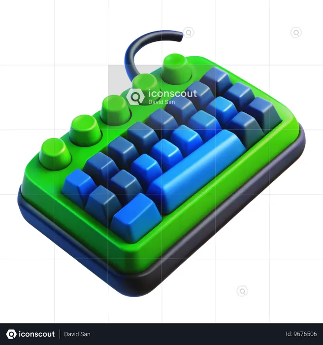 Gaming Keyboard  3D Icon