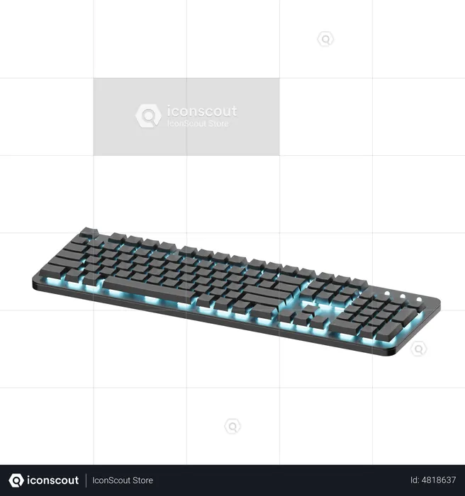 Gaming Keyboard  3D Icon