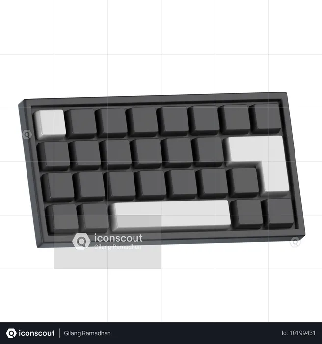 Gaming Keyboard  3D Icon