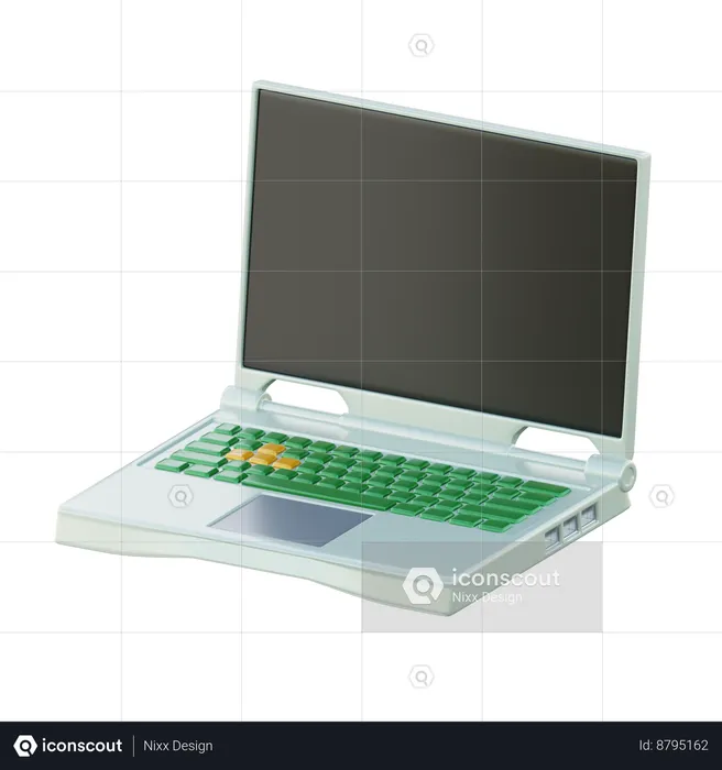 Gaming Laptop  3D Icon