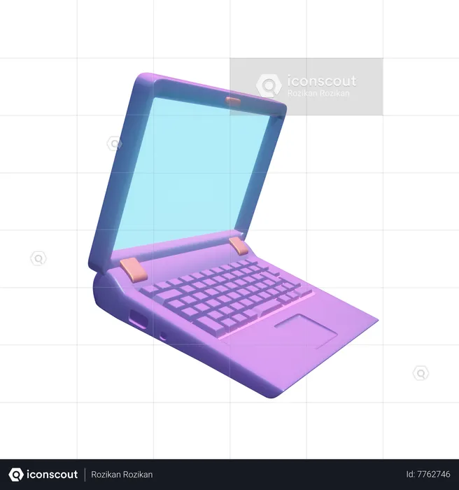 Gaming Laptop  3D Icon