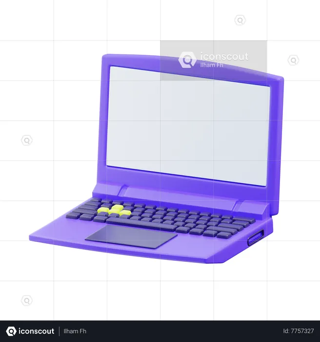 Gaming laptop  3D Icon