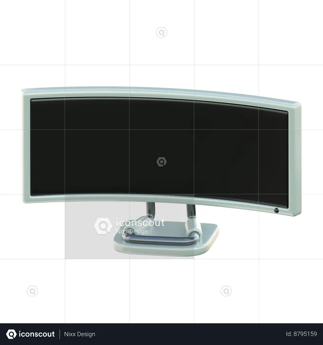 Gaming Monitor  3D Icon