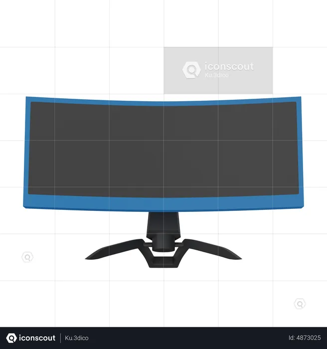 Gaming monitor  3D Icon