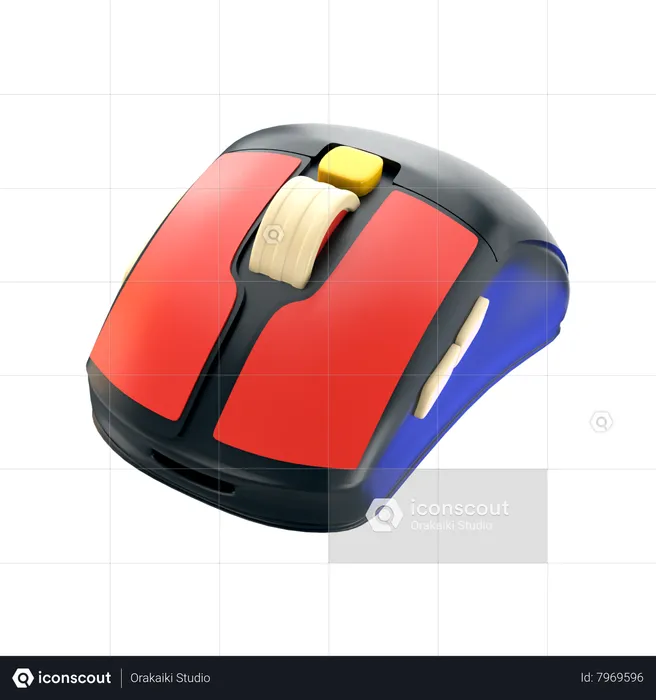 Gaming Mouse  3D Icon