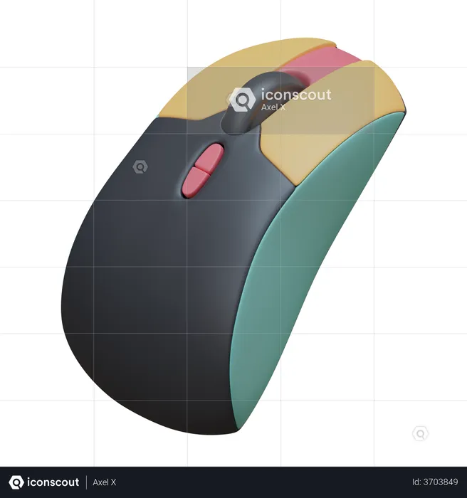 Gaming Mouse  3D Illustration