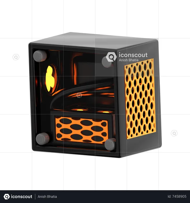 Gaming PC  3D Icon