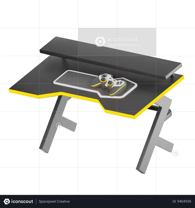 Gaming Table  3D Icon