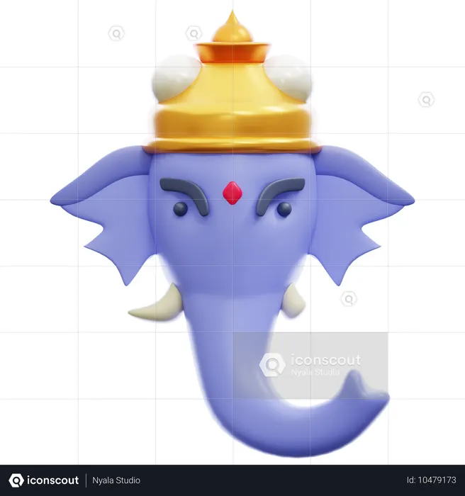 Ganesha  3D Icon