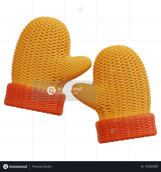 Gants d'automne  3D Icon