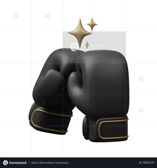 Gants de boxe  3D Icon