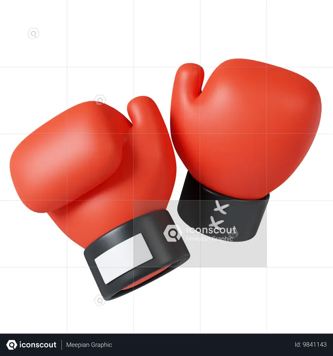 Gants de boxe  3D Icon